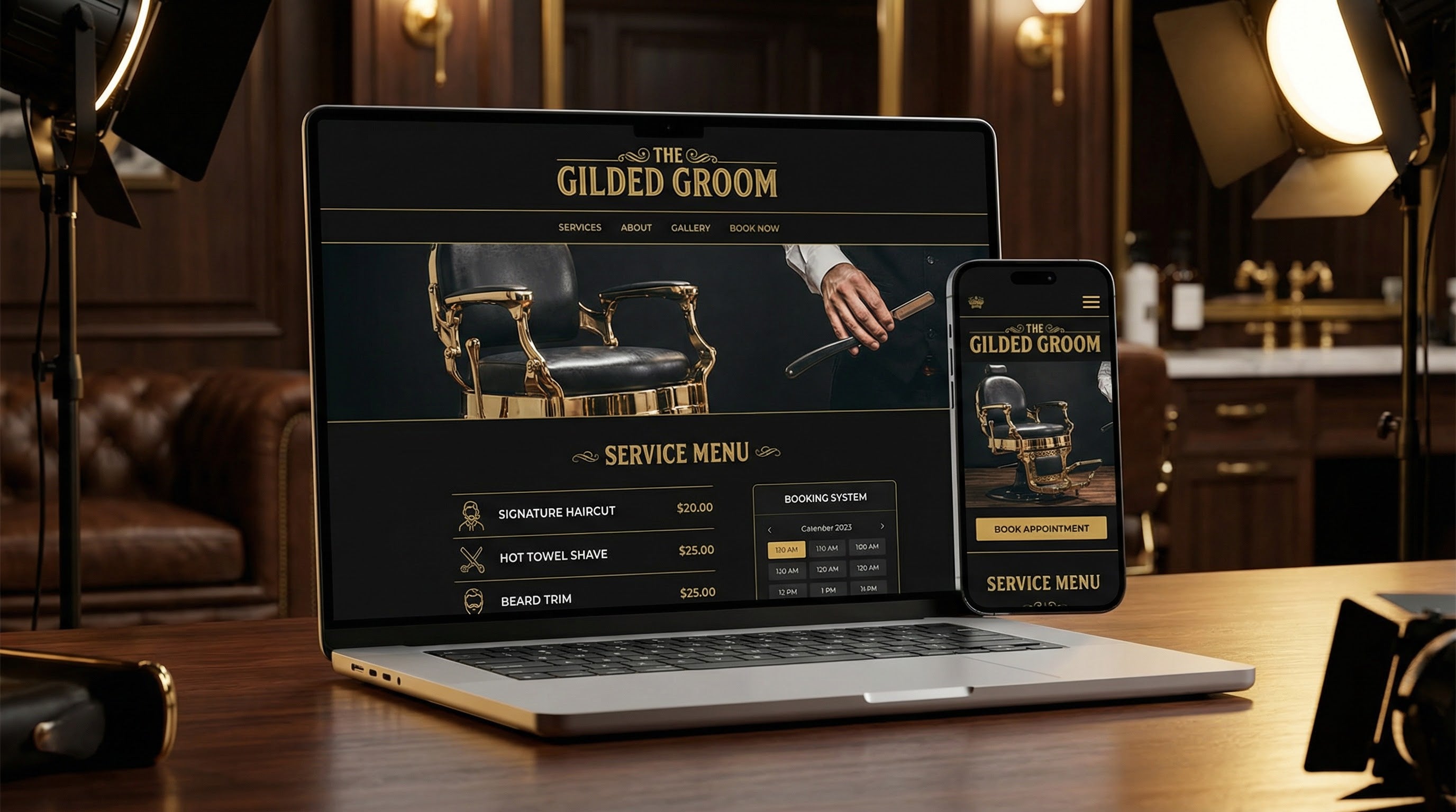 Barbershop Website